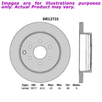 New PROTEX Ultra Brake Rotor - Rear For NISSAN NAVARA D40 CAND40 3.0L DR12721