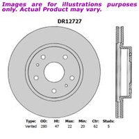 New PROTEX Brake Rotor - Front For SUZUKI SX4 RW420 YA41S 2.0L DR12727