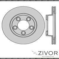 PROTEX Rotor - Front For CHRYSLER CHARGER VH 2D Cpe RWD 1971 - 1973 By ZIVOR