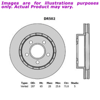 New PROTEX Brake Rotor - Front For FORD FALCON AU2 AU2 4.0L DR502