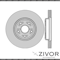 New PROTEX Rotor - Front For LEXUS LS400 UCF20R 4D Sdn RWD 1994 - 2000 #DR745
