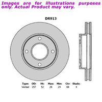 New PROTEX Brake Rotor - Front For NISSAN VANETTE M20 VM20 1.6L DR913