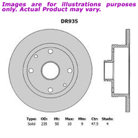 New PROTEX Ultra Brake Rotor - Rear For MAZDA RX-7 3 SA22C 1.1L DR935
