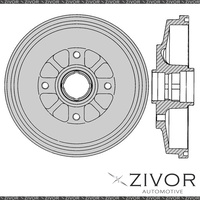 PROTEX Brake Drum For KIA RIO BC A5D 4 Cyl MPFI 2000-2005 By ZIVOR #DRUM4079