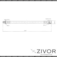 PROTEX Hydraulic Hose - Rear For MAZDA E1300 . 2D Tray RWD 1978 - 1980 #H1202
