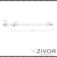 PROTEX Hydraulic Hose - Rear For TOYOTA HILUX LN61R 2D Wgn 4WD 1986 - 1989 H1538