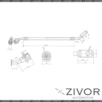 PROTEX Hydraulic Hose-Front For NISSAN NAVARA D21 2D Utility 4WD 1986-1997 H1724