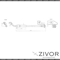 PROTEX Hydraulic Hose - Rear For FORD FAIRMONT AU2 4D Wgn RWD 2000 - 2001 #H1853