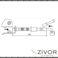 PROTEX Hydraulic Hose - Rear For Ford Falcon BA 4.0L 4D Sedan 2002-2005 #H1906