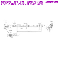 New PROTEX Hydraulic Hose - Front Left For HONDA CRV RD RD5 2.0L H3093