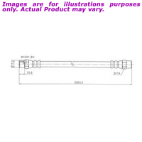 New PROTEX Hydraulic Hose - Rear Left Inner For BMW 525i E28 E28 2.5L H3132