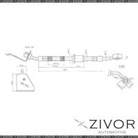 PROTEX Hydraulic Hose - Rear For FORD TERRITORY SY 4D SUV RWD 2005 - 2011 #H3425