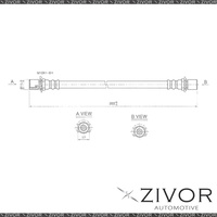 PROTEX Hydraulic Hose-Front For TOYOTA HIACE YH62R 3D Van RWD 1984-1989 #H3427
