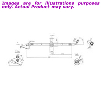New PROTEX Hydraulic Hose - Front Left For HONDA LEGEND KA KA8 3.2L H3438