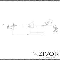 PROTEX Hydraulic Hose - Front For HOLDEN COMMODORE VE 4D Wgn RWD 2008-2013 H3439