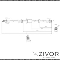 PROTEX Hydraulic Hose - Front For MAZDA MAZDA3 BL 4D H/B FWD 2009-2014 By ZIVOR