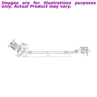 New PROTEX Hydraulic Hose - Rear Left For BMW 650i E63 E63 4.8L H3657