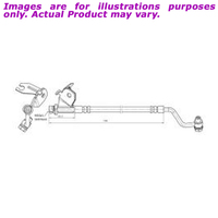 New PROTEX Hydraulic Hose - Rear Left For HYUNDAI i20 PB BB31C 1.4L H3790