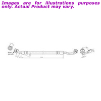 New PROTEX Hydraulic Hose - Rear Right For HYUNDAI i30 GD D251E 1.8L H3793