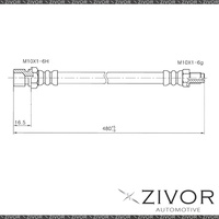 PROTEX Hydraulic Hose-Rear For MERCEDES BENZ 230GE W460 4D Wgn 4WD 1986 - 1989