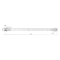 Protex Hydraulic Hose - Front For Holden HG HK HT HD HR 1965-1971*By Zivor* H900