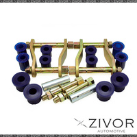 New SUPERPRO Greasable Shackle and Bushing Kit For HOLDEN COLORADO RG #KIT185SK