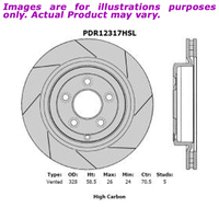 New PROTEX Brake Rotor - Rear Left For FORD FALCON FG FG 2.0L PDR12317HSL