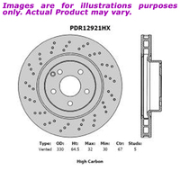 New PROTEX Brake Rotor - Front For MERCEDES BENZ E200K W211 W211 1.8L PDR12921HX