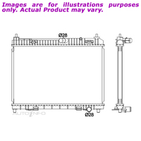 New PROCOOL Radiator For FORD FIESTA WT AXXAR 1.6L 4D Sedan FWD RADF347P