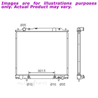 New PROTEX Radiator For MITSUBISHI STARWAGON WA PA3W 2.0L RADM119