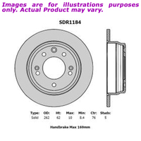 New PROTEX Disc Rotor For HYUNDAI i45 YF EC41B 2.0L 4D Sedan FWD SDR1184