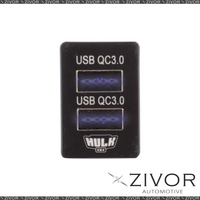 New Hulk 4X4 Dual Qc3 Usb Socket-Late For Toyota-Blue #HU1386B