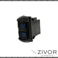 Hulk 4X4 Switch Size Dual Voltmeter By Zivor #HU6696B