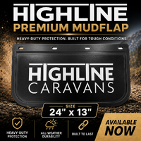 Heavy Duty Mudflap 24x13"(610x330mm) For Truck 4x4 4WD Caravan Trailer #HIGHLINE