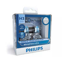 New PHILIPS White Vision Ultra Car Headlight Bulb Pack of 2+2  #12336WVUSM