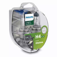 New PHILIPS Longlife Ecovision Headlight Bulb Pack of 2 #12342LLECOS2