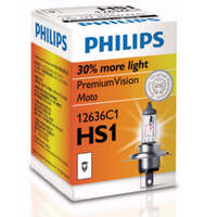 New PHILIPS Premium Vision Moto Headlight Bulb  #12636C1