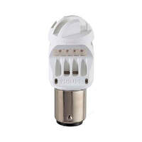New PHILIPS Globe P21/5 Led Red 12V Bayonet (12836Redb2) #12836REDB2