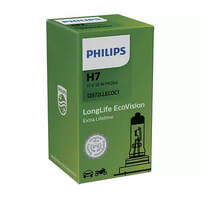 New PHILIPS Globe H7 12V 55W Px26D Single Box Longlife Eco Vision (12972Llecoc1)