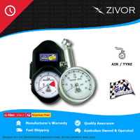 New GEAR-X Tyre Gauge Include Case, Dial Gauge Straight Head F2504