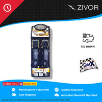 GEAR-X Dark Grey 3.6m Cam Buckle Tie Down Strap Working load 270Kg 2PK GXCB25362