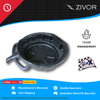 New GEAR-X Large Delux Oil Drain Pan / Oil Change Pan 15 Litre With Handle KP051