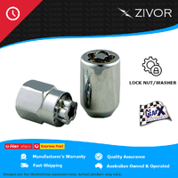 New GEAR-X Conical Lock Set 12mm x 1.25mm Lock Nut & Washer SLS125/5