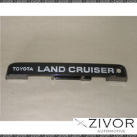 Number Plate Light Cover For Toyota Landcruiser FZJ80 4.5L 1FZFE PTRL
