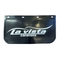 Heavy Duty Mudflap 24x13"(610x330mm) For Truck 4x4 4WD Caravan Trailer #LA VISTA