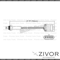 NGK Pre-Catalytic Oxygen Sensor For Holden Vectra JS II 2.2 C22SEL 4 Cyl EGO-023