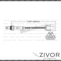 DELPHI Pre-Catalytic Oxygen Sensor For Nissan Pathfinder 3.0 VG30E 6 Cyl EGO-027