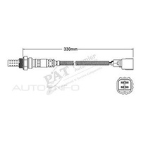 Post Catalytic Oxygen Sensor Front For Toyota Alphard GGH20/25 3.5 2GR-FE 6 Cyl