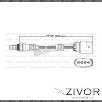 New BOSCH Post Catalytic Oxygen Sensor For Audi A3 1.6 AVU 4 Cyl #EGO-192