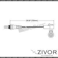 NGK Oxygen/Lambda Sensor Post For FORD FIESTA WQ 2D H/B FWD 2007 - 2008 #EGO-507
